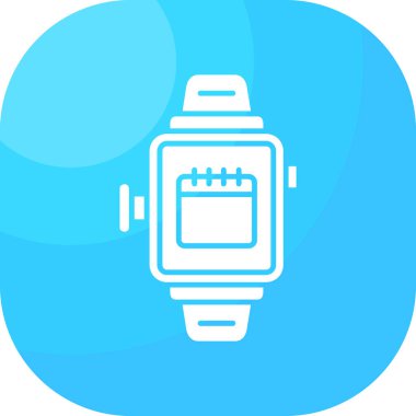 akıllı saat simge vektör illüstrasyonu