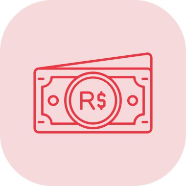 para vektör çizgisi simgesi, işaret, simge