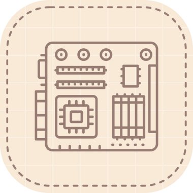 Robot simgesinin vektör illüstrasyonu