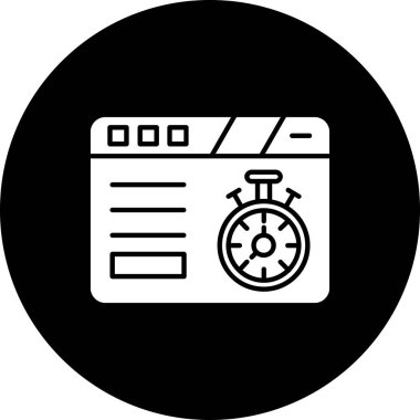 Ağ simgesi. Hesap makinesinin basit illüstrasyonu