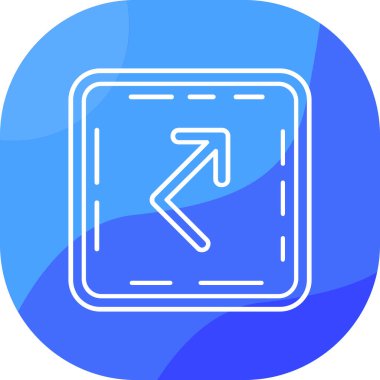 yön ikonu vektör illüstrasyonu