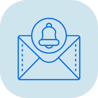 vektör çan simgesi, vektör illüstrasyonu