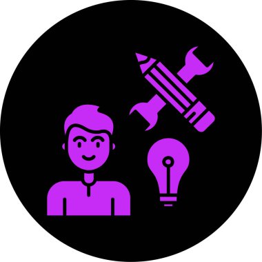 seo modern simgesinin vektör illüstrasyonu