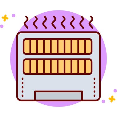 Takvim. Web simgesi basit illüstrasyon