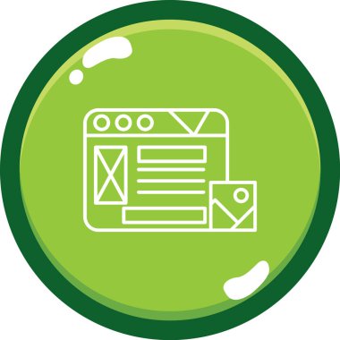 seo modern simgesinin vektör illüstrasyonu