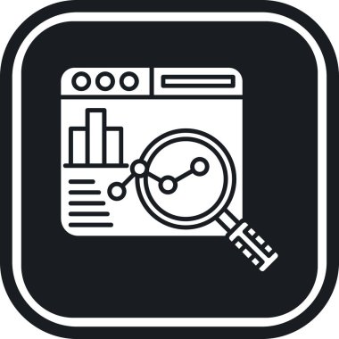 Analiz Simgesi Vektör Çizimi