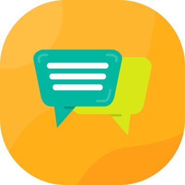 Sohbet mesajı. basit ağ