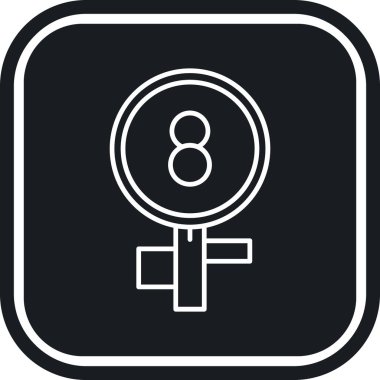 Ana hatlarıyla cinsiyet kadın simgesi