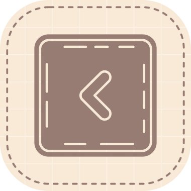 Modern b 'nin vektör illüstrasyonu kahve ikonundan yoksun