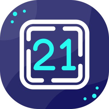 Takvim simgesinin vektör illüstrasyonu