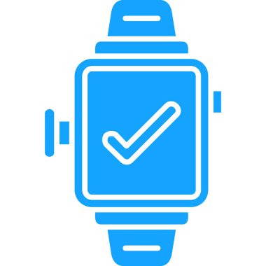 Akıllı saat simgesi. beyaz arkaplanda izole edilmiş akıllı saat vektör renk web tasarımı