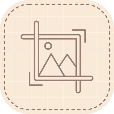 Bir harita simgesinin vektör illüstrasyonu