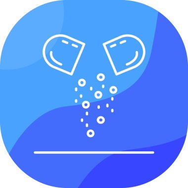 Su. Web simgesi basit illüstrasyon