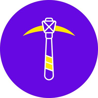 Kürek ağ simgesi basit vektör illüstrasyonu