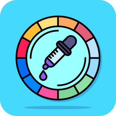 fırça ve palet simgesi ile renk paleti