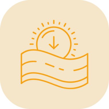 Bir simgenin vektör illüstrasyonu