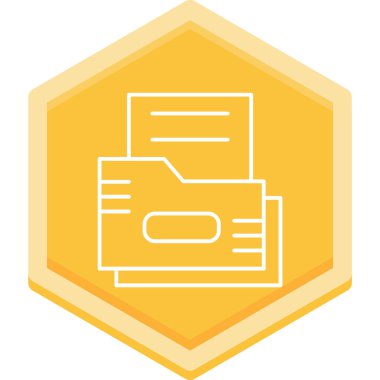 dosya biçimi simgesi, vektör illüstrasyonu