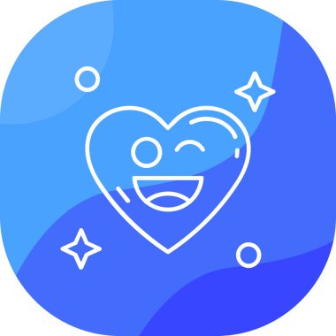 Mutlu Emoji simge tasarlamak vektör