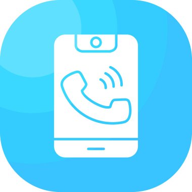 - Telefon. Web simgesi basit illüstrasyon