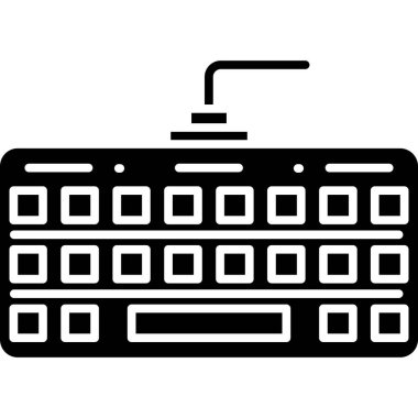 Daktilo simge vektör çizim