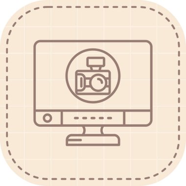 seo modern simgesinin vektör illüstrasyonu