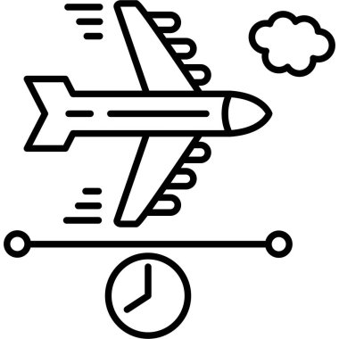 flight icon vector illustration