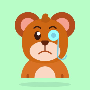 hayvan çizgi film vektör tasarımı