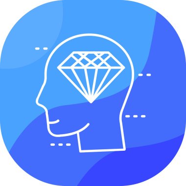 Doldurulmuş elmas simgesi beyaz arkaplanda izole edildi. Mücevher sembolü Mücevher taşı. vektör illüstrasyonu