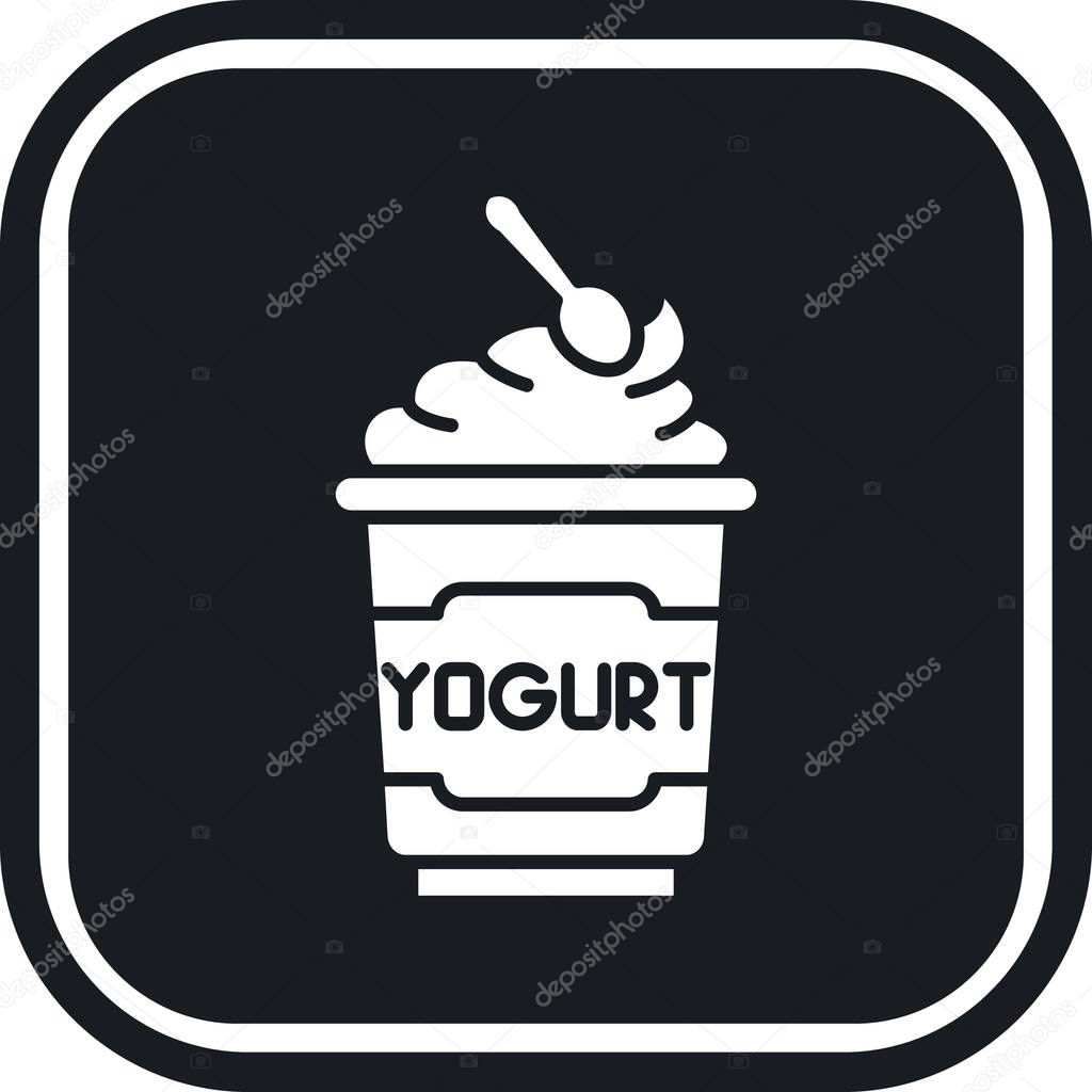 Vector illustration of ice cream icon