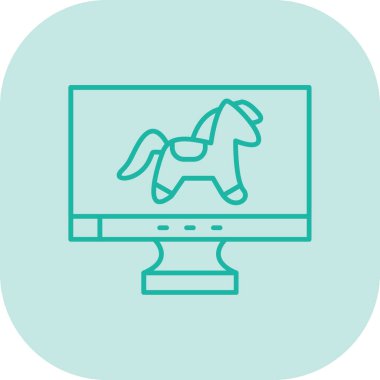 köpek simgesi vektör illüstrasyonu