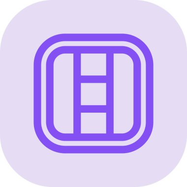 Eşsiz kapı çizgisi vektör simgesi