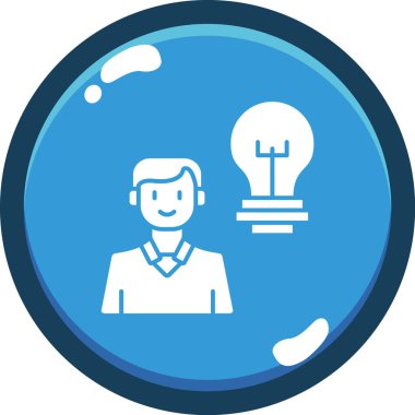 Ampul Simgesi, Vektör illüstrasyonu