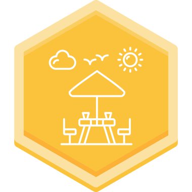 sandalye simgesi çizimi