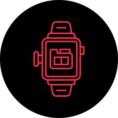 vektör smartwatch simgesi çizimi