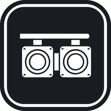 Modern b 'nin vektör illüstrasyonu simge müziğinden yoksun