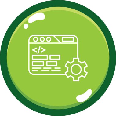 seo modern simgesinin vektör illüstrasyonu