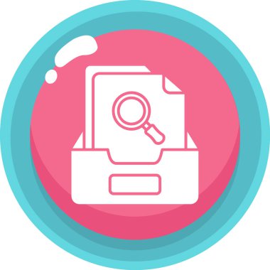 Veri analizi. Web simgesi basit illüstrasyon