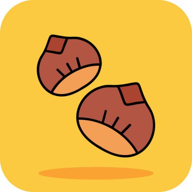 Gıda simgesinin vektör çizimi