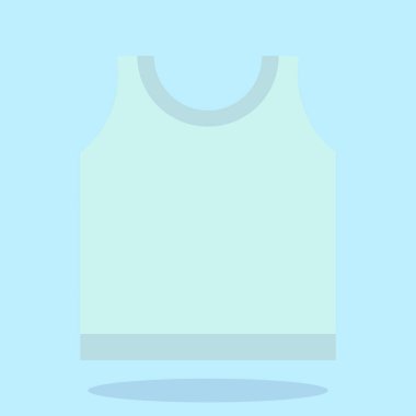 Tişörtün düz simgesi