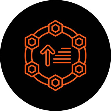 Bir simgenin vektör illüstrasyonu