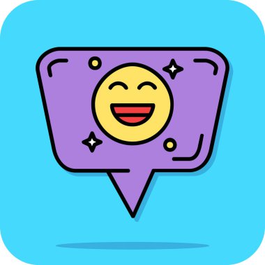 emoji gülümseme simgesi, vektör tasarımı