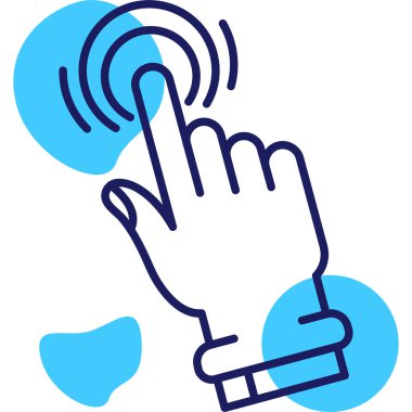 dokunmatik parmak simgesi