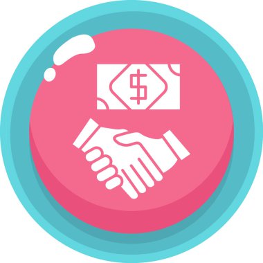 Tokalaşın. Web simgesi basit illüstrasyon