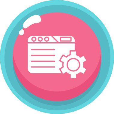 seo modern simgesinin vektör illüstrasyonu