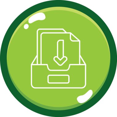 dosya dizini vektör illüstrasyonu