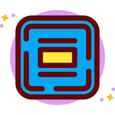 Modern b 'nin vektör illüstrasyonu eksik simgesi