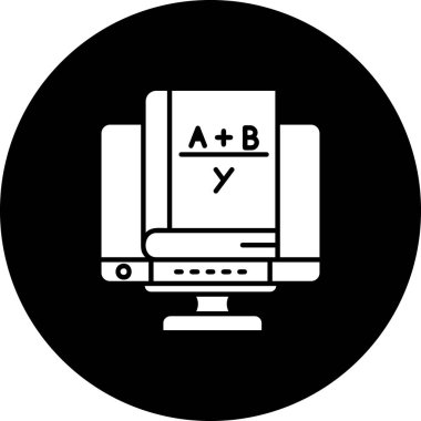 Modern eğitim ikonunun vektör illüstrasyonu