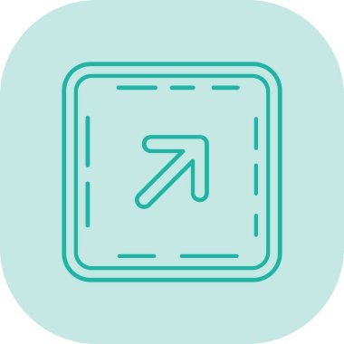 Modern bir simge tasarımının vektör illüstrasyonu