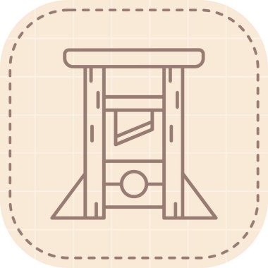 Moda tarzında izole edilmiş ahşap iyi simgesi