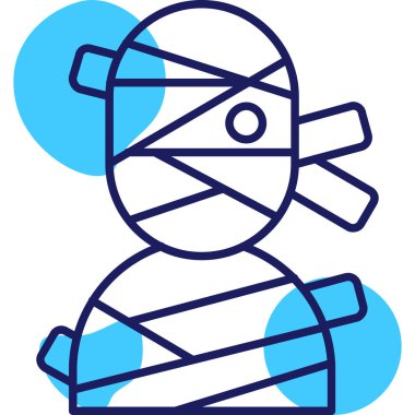 Çizgi film simgesinin vektör çizimi